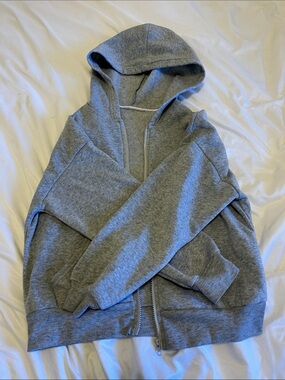 SHEIN Gray Zip-Up Hoodie